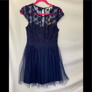 Navy blue dress